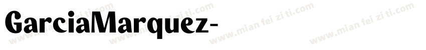 GarciaMarquez字体转换