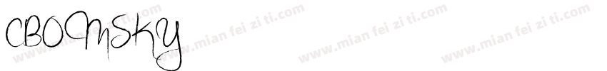 CBOMSKY字体转换