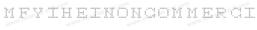 mfyihei_noncommercial字体转换