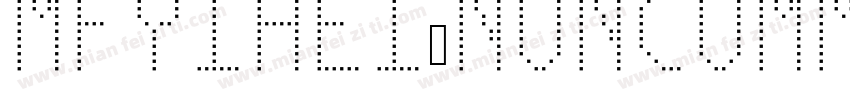 mfyihei_noncommercial字体转换