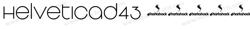 Helveticad43字体转换