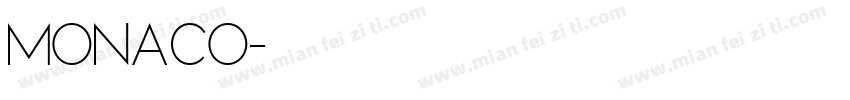 Monaco字体转换