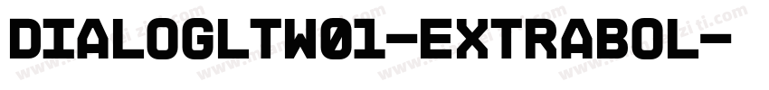 DialogLTW01-ExtraBol字体转换