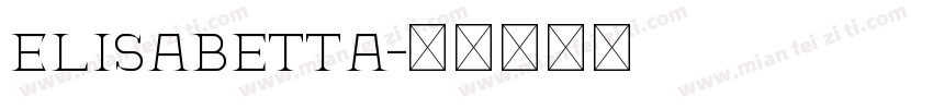 Elisabetta字体转换