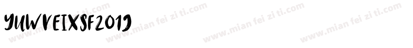 YUWVEIXSF2019字体转换