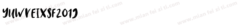 YUWVEIXSF2019字体转换