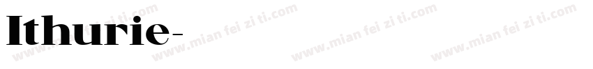 Ithurie字体转换