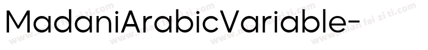 MadaniArabicVariable字体转换