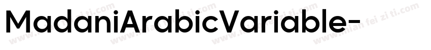MadaniArabicVariable字体转换
