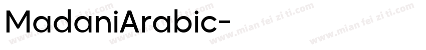 MadaniArabic字体转换
