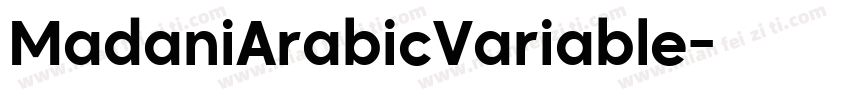 MadaniArabicVariable字体转换