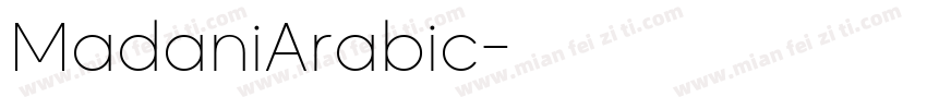 MadaniArabic字体转换
