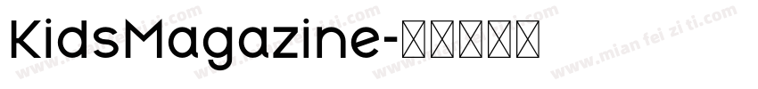 KidsMagazine字体转换