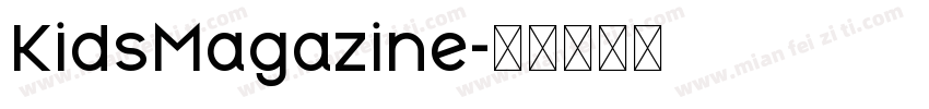 KidsMagazine字体转换