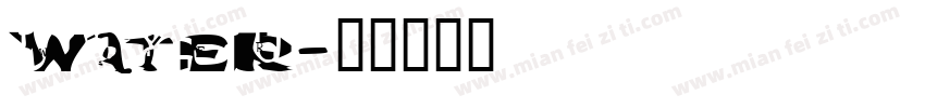 Water字体转换