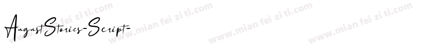 AugustStories-Script字体转换