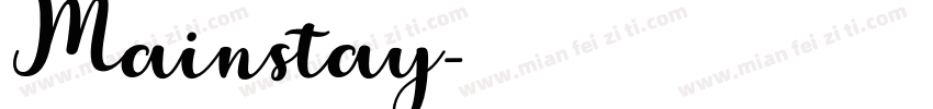 Mainstay字体转换