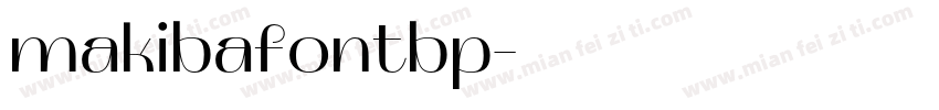 makibafontbp字体转换