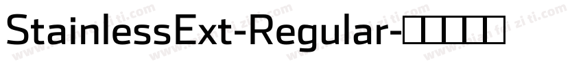 StainlessExt-Regular字体转换
