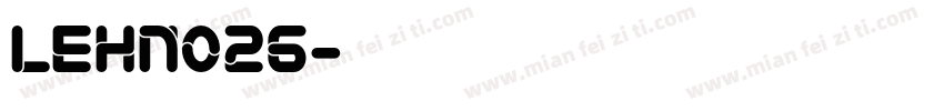 LEHN026字体转换