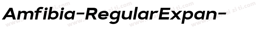 Amfibia-RegularExpan字体转换
