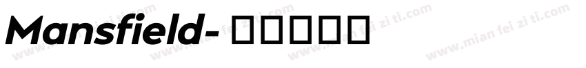 Mansfield字体转换
