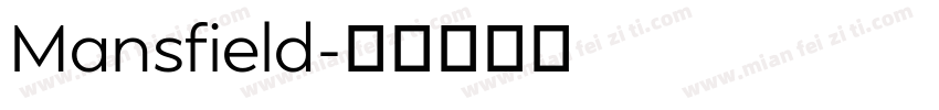 Mansfield字体转换