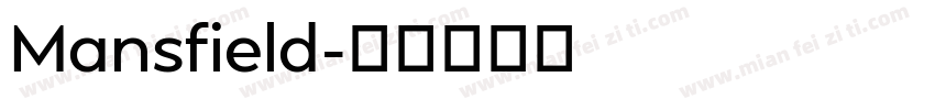 Mansfield字体转换