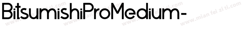 BitsumishiProMedium字体转换
