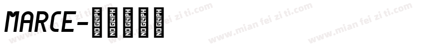 marce字体转换