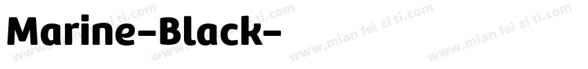 Marine-Black字体转换
