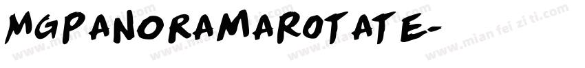 MgPanOramaRotate字体转换