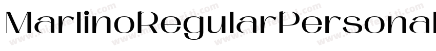 MarlinoRegularPersonalUse字体转换