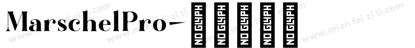 MarschelPro字体转换