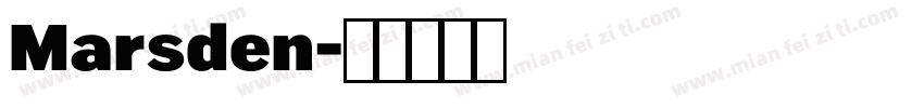 Marsden字体转换