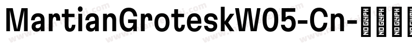 MartianGroteskW05-Cn字体转换