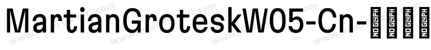 MartianGroteskW05-Cn字体转换