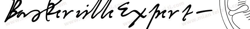 BaskervilleExpert字体转换