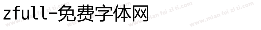 zfull字体转换