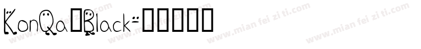KonQa_Black字体转换