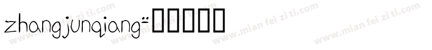 zhangjunqiang字体转换