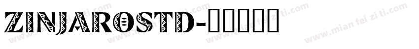 ZinjaroStd字体转换