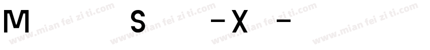 MelbourneSerial-Xbo字体转换