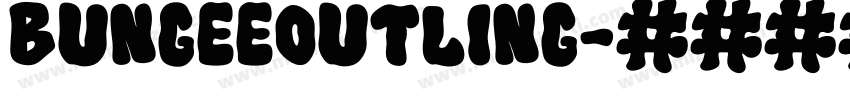 bungeeoutling字体转换