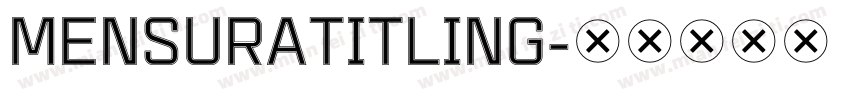 MensuraTitling字体转换