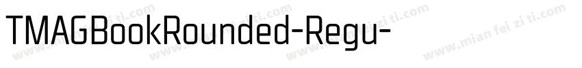 TMAGBookRounded-Regu字体转换