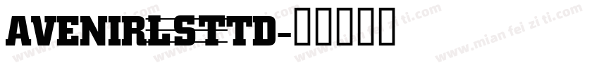 avenirLSTtd字体转换