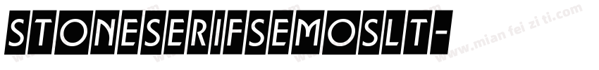 StoneSerifSemOSlT字体转换
