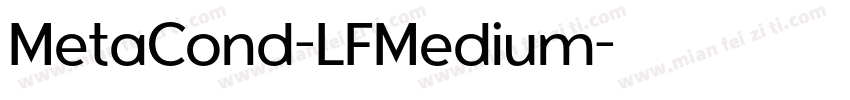 MetaCond-LFMedium字体转换
