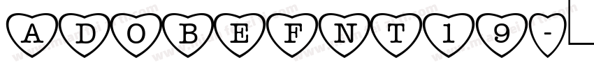 AdobeFnt19字体转换